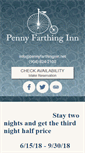 Mobile Screenshot of pennyfarthinginn.net